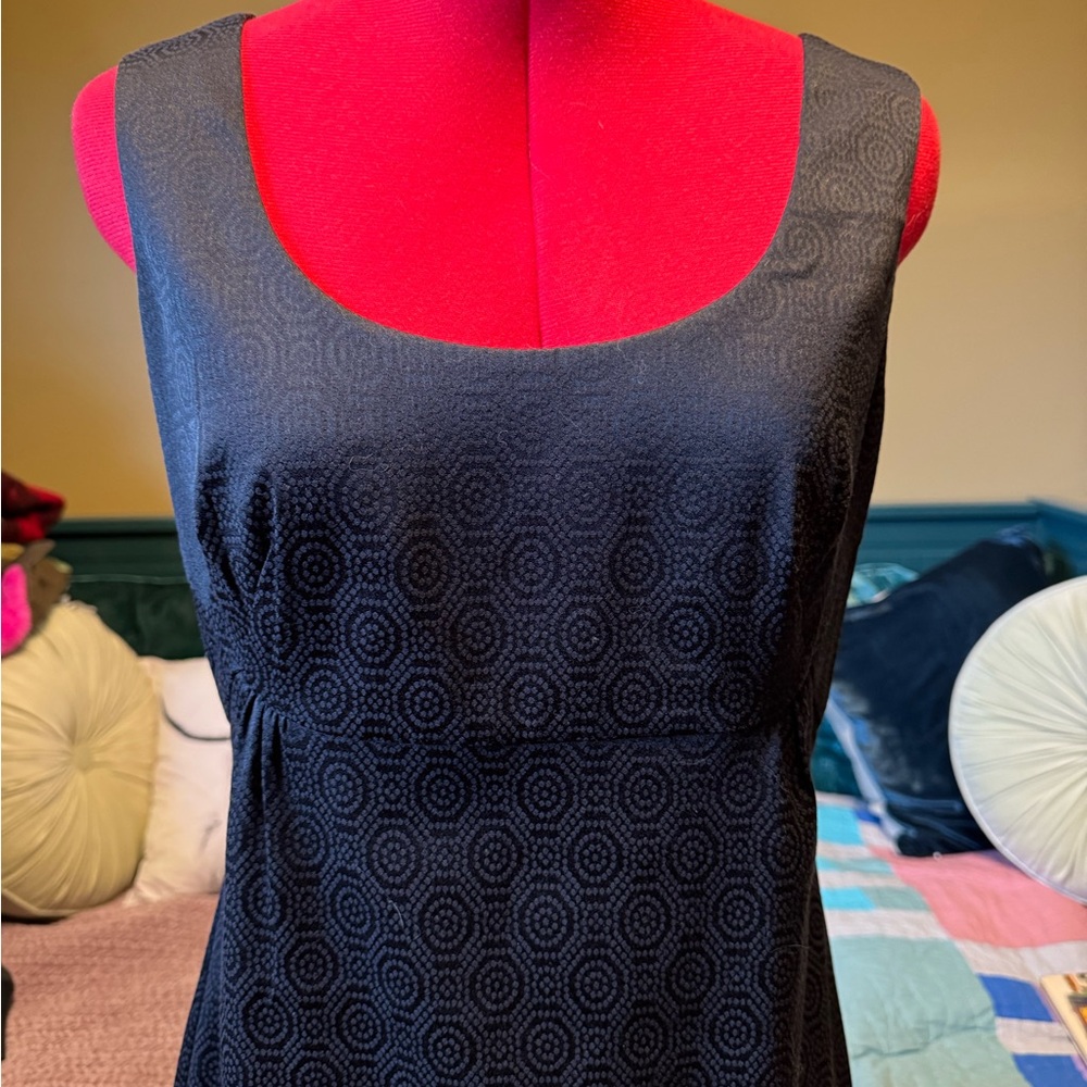 Vintage Jacob 60s inspired sheath dress with brocade like fabric.